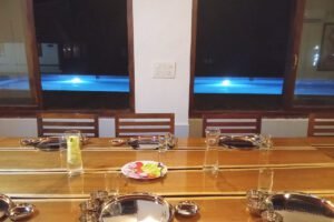 Best Ayurvedic Treatment and Panchakarma in Kerala | Shantitheeram Ayurveda Dining Room View at Shantitheeram Ayurveda Resort Kerala