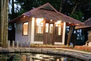 Best Ayurvedic Treatment and Panchakarma in Kerala | Shantitheeram Ayurveda Evening View at Shantitheeram Ayurveda Resort Kerala