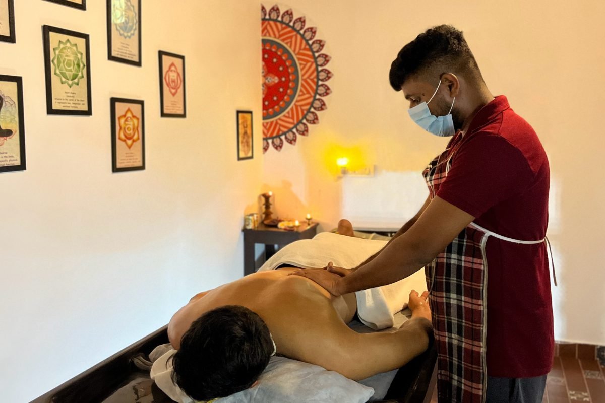Ayurvedic Abhyanga Massage Kerala Abhyanga Ayurveda Massage at Shantitheeram Kerala